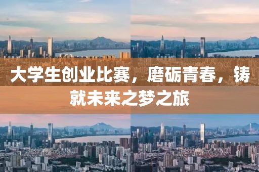 大学生创业比赛，磨砺青春，铸就未来之梦之旅