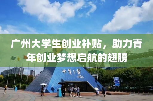 广州大学生创业补贴，助力青年创业梦想启航的翅膀