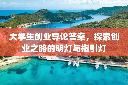 大学生创业导论答案，探索创业之路的明灯与指引灯