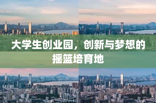 大学生创业园，创新与梦想的摇篮培育地