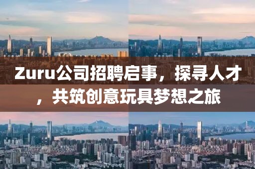 Zuru公司招聘启事，探寻人才，共筑创意玩具梦想之旅