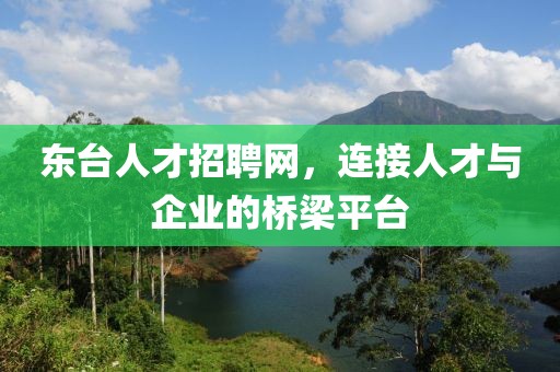 东台人才招聘网，连接人才与企业的桥梁平台