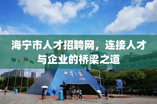 海宁市人才招聘网，连接人才与企业的桥梁之道