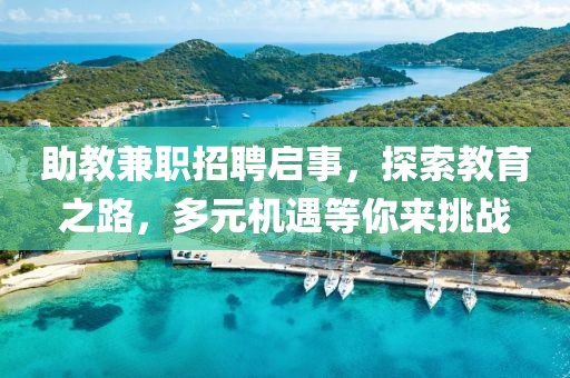 助教兼职招聘启事，探索教育之路，多元机遇等你来挑战