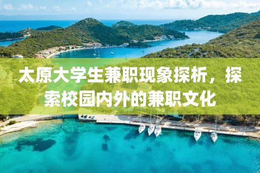 太原大学生兼职现象探析，探索校园内外的兼职文化