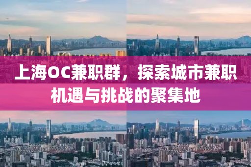 上海OC兼职群，探索城市兼职机遇与挑战的聚集地