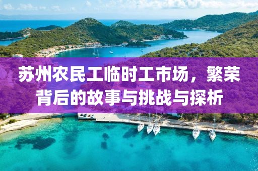 苏州农民工临时工市场，繁荣背后的故事与挑战与探析