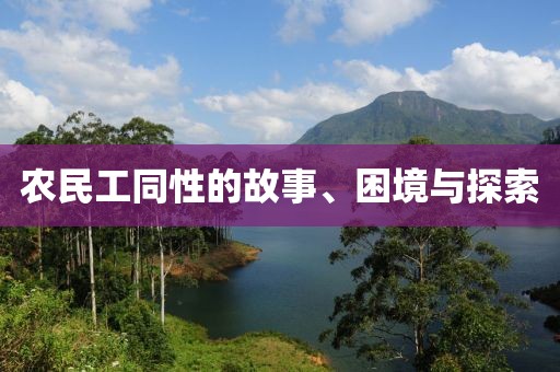 农民工同性的故事、困境与探索