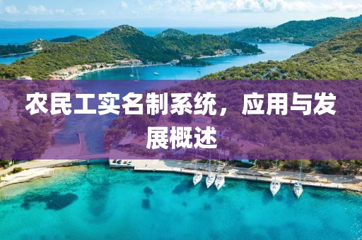 农民工实名制系统，应用与发展概述