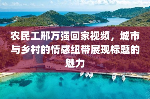 农民工邢万强回家视频，城市与乡村的情感纽带展现标题的魅力